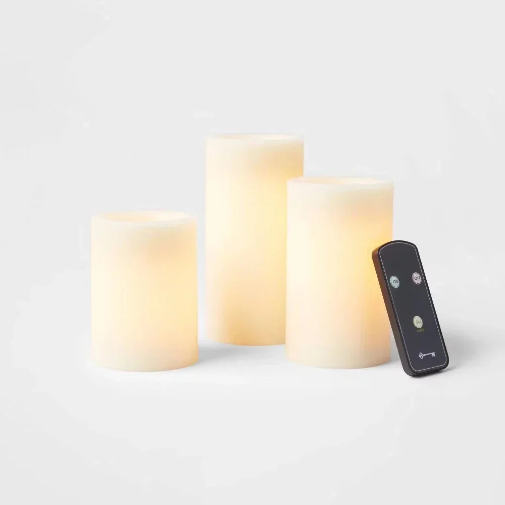 3pk 3'' x 4'' 3'' x 5'' 3'' x 6'' LED Flameless